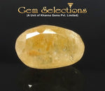 Load image into Gallery viewer, 8.36 Ratti Natural Yellow Sapphire with Govt Lab Certificate-(4551)
