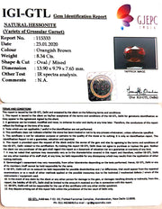 9.27 Ratti Natural Hessonite with Govt. Lab Certificate-(1221)