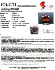 8.29 Ratti Natural Hessonite with Govt. Lab Certificate-(1221)