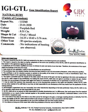 9.23 Ratti Natural Neo Burma Ruby with Govt. Lab Certificate-(2331)