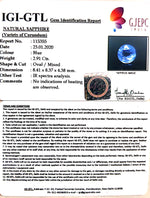 Load image into Gallery viewer, 3.23 Ratti Natural Blue Sapphire With Govt Lab Certified-(12210)
