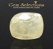 3.56 Ratti Natural Yellow Sapphire with Govt Lab Certificate-(4551)