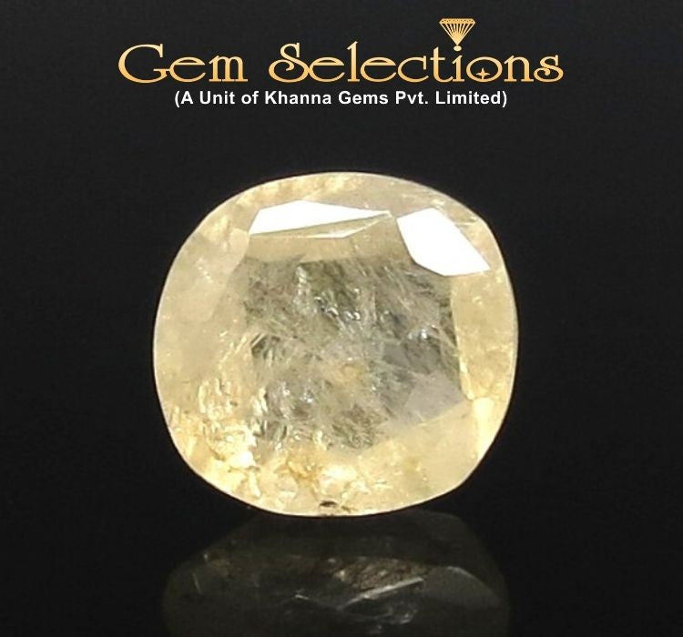 2.48 Ratti Natural Yellow Sapphire with Govt Lab Certificate-(YELSA9T)