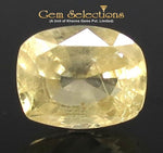 Load image into Gallery viewer, 5.48/CT Natural Yellow Sapphire with Govt Lab Certificate-(YELSA9W)
