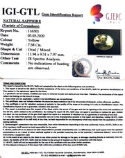 7.58/CT Natural Ceylonese Pukhraj with Govt Lab Certificate-78810