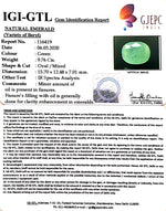 Load image into Gallery viewer, 10.84 Ratti Natural Panna Stone with Govt. Lab Certificate (2331)
