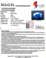 Load image into Gallery viewer, 6.31 Ratti Natural Blue Sapphire with Govt Lab Certificate-(1221)
