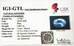 Load image into Gallery viewer, 5.80/CT Natural Blue Sapphire Stone Govt Lab Certificate-BLUSA9V
