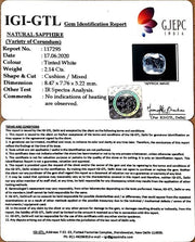 2.37 Ratti Natural White Sapphire with Govt Lab Certificate - (12210)