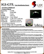 Load image into Gallery viewer, 4.55/CT Natural Emerald Stone With Govt. Lab Certificate  (16650)

