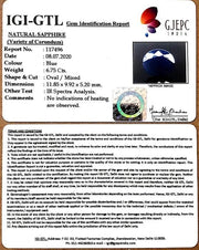 7.49 Ratti Natural Neelam with Govt Lab Certificate-(2331)