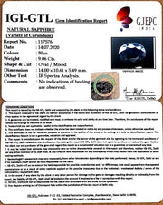 10.05 Ratti Natural Neelam with Govt Lab Certificate-(2331)