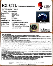 8.10 Ratti Natural Neelam with Govt Lab Certificate-(2331)