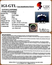 8.14 Ratti Natural Neelam with Govt Lab Certificate-(2331)
