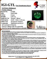 4.35 Ratti Natural Emerald Stone With Govt. Lab Certified (8991)