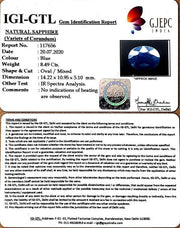 9.42 Ratti Natural Neelam with Govt Lab Certificate-(1221)