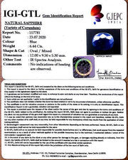 7.15 Ratti Natural Neelam with Govt Lab Certificate-(2331)