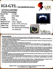 7.36 Ratti Natural Neelam with Govt Lab Certificate-(2331)