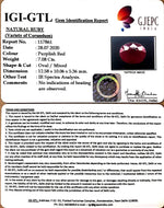 Load image into Gallery viewer, 7.85 Ratti Natural Ruby with Govt Lab Certificate-(5661)

