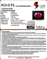 Load image into Gallery viewer, 6.74 Ratti Natural Mozambique Ruby with Govt. Lab Certificate-12210
