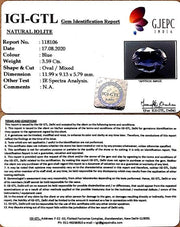 3.98 Ratti Natural Iolite With Govt. Lab Certificate-(2331)