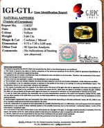Load image into Gallery viewer, 3.66/CT Natural Ceylonese Pukhraj Stone with Govt Lab Certificate-(YELSA9W)
