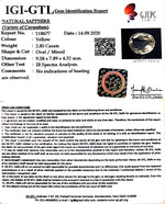 Load image into Gallery viewer, 3.16 Ratti Natural Ceylonese Pukhraj Stone with Govt Lab Certificate-(YELSA9T)

