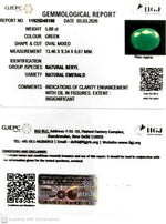 Load image into Gallery viewer, 5.89/CT Natural Panna Stone with Govt. Lab Certificate-11925D48100
