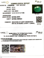 Load image into Gallery viewer, 5.81/CT Natural Panna Stone with Govt. Lab Certificate-11925D48106