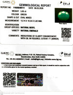 Load image into Gallery viewer, 5.85/CT Natural Panna Stone with Govt. Lab Certificate-11925D48111