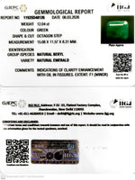 Load image into Gallery viewer, 12.04/CT Natural Panna Stone with Govt. Lab Certificate-11925D48126