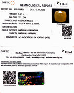 Load image into Gallery viewer, 5.41/CT Natural Yellow Sapphire With Govt Lab Certificate (6771)
