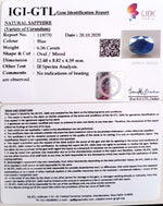 Load image into Gallery viewer, 7.28 Ratti Natural Blue Sapphire with Govt Lab Certificate-(2331)

