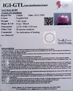 Load image into Gallery viewer, 8.25 Ratti Natural Neo Burma Ruby with Govt. Lab Certificate-(4551)
