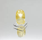 Load image into Gallery viewer, 4.00/CT Natural Yellow Sapphire with Govt Lab Certificate-YELSA9U
