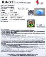 Load image into Gallery viewer, 2.85 Ratti Natural Blue Sapphire With Govt Lab Certified-(8991)
