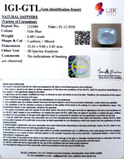 7.19 Ratti Natural Blue Sapphire With Govt Lab Certified-(4551)