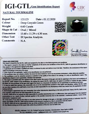 7.38 Ratti Natural Tourmaline With Govt. Lab Certificate-(1221)