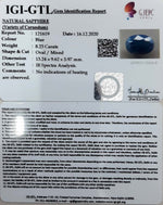 Load image into Gallery viewer, 9.13 Ratti Natural Blue Sapphire with Govt Lab Certificate-(2331)
