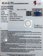 Load image into Gallery viewer, 9.14 Ratti Natural Blue Sapphire with Govt Lab Certificate-(2331)

