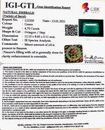 Load image into Gallery viewer, 5.21 Ratti Natural emerald with Govt Lab Certificate-(1221)

