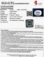 Load image into Gallery viewer, 5.37 Ratti Natural White Sapphire with Govt Lab Certificate - (6771)
