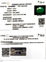 Load image into Gallery viewer, 5.05/CT Natural Panna Stone with Govt. Lab Certificate-12313D49935