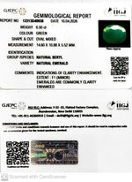 Load image into Gallery viewer, 6.5/CT Natural Panna Stone with Govt. Lab Certificate-12313D49938