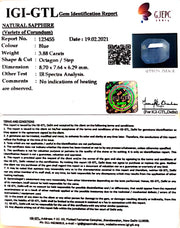 4.30 Ratti Natural Blue Sapphire With Govt Lab Certified-(4551)