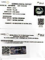 Load image into Gallery viewer, 4.04/CT Natural Yellow Sapphire With Govt Lab Certificate-12377D50192