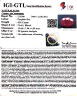Load image into Gallery viewer, 4.45 Ratti Natural Mozambique Ruby with Govt. Lab Certificate-(12210)
