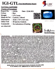 4.14 Ratti Natural Blue Sapphire With Govt Lab Certified-(6771)