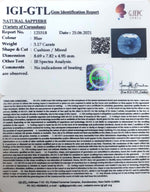 Load image into Gallery viewer, 3.17/CT Natural Ceylonese Neelam with Govt Lab Certificate-BLUSA9S
