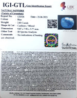 Load image into Gallery viewer, 3.14 Ratti Natural Neelam with Govt Lab Certificate-(6771)
